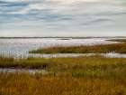 USA, Massachusetts, Cape Cod, Eastham. View of marsh from Fort Hill Rural Historic District Art Print